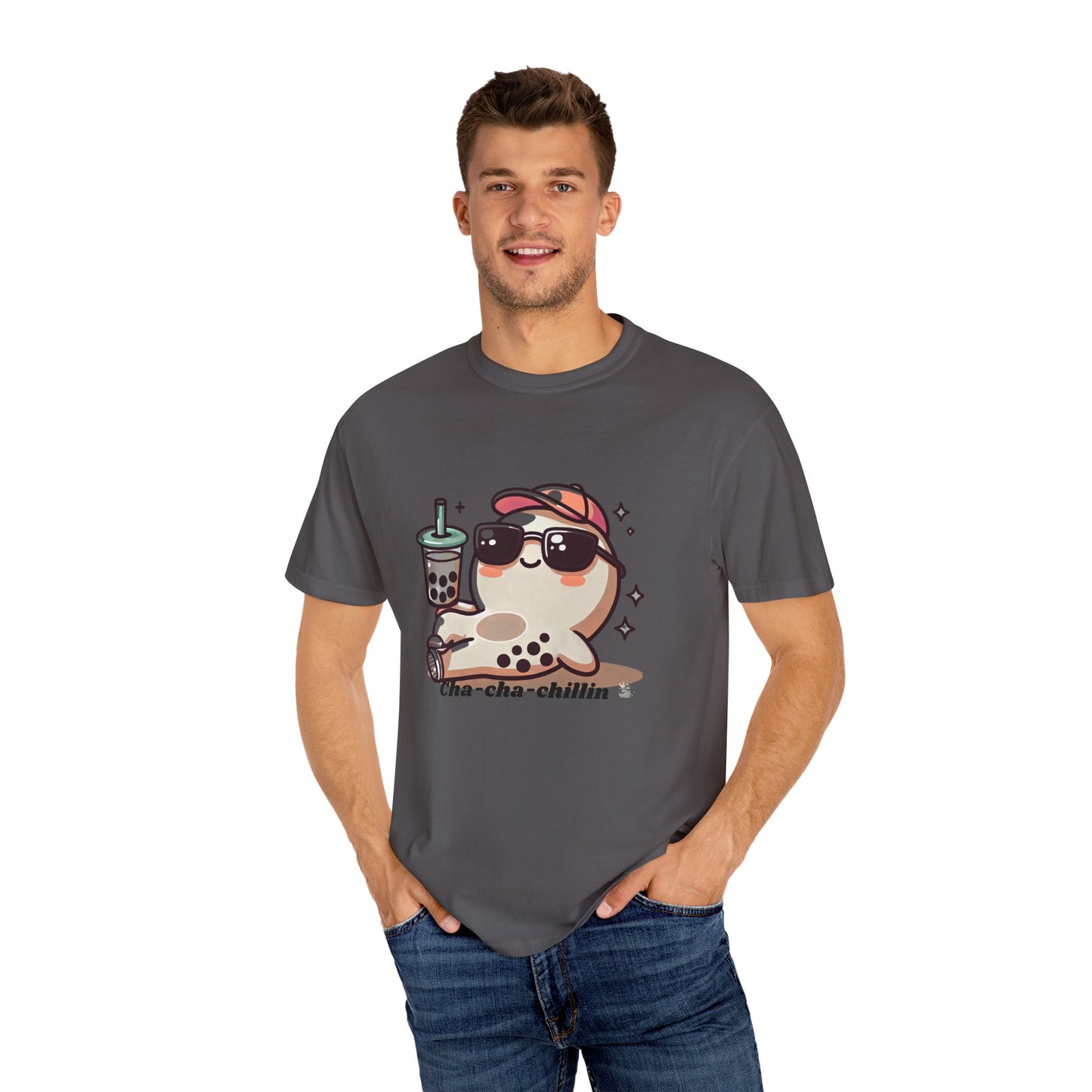 Cute Bubble Tea T-Shirt, Cartoon Tee for Boba Lovers, Chill Vibe Shirt, Fun Gift for Bubble Tea Enthusiasts, Summer Casual Wear, [...]