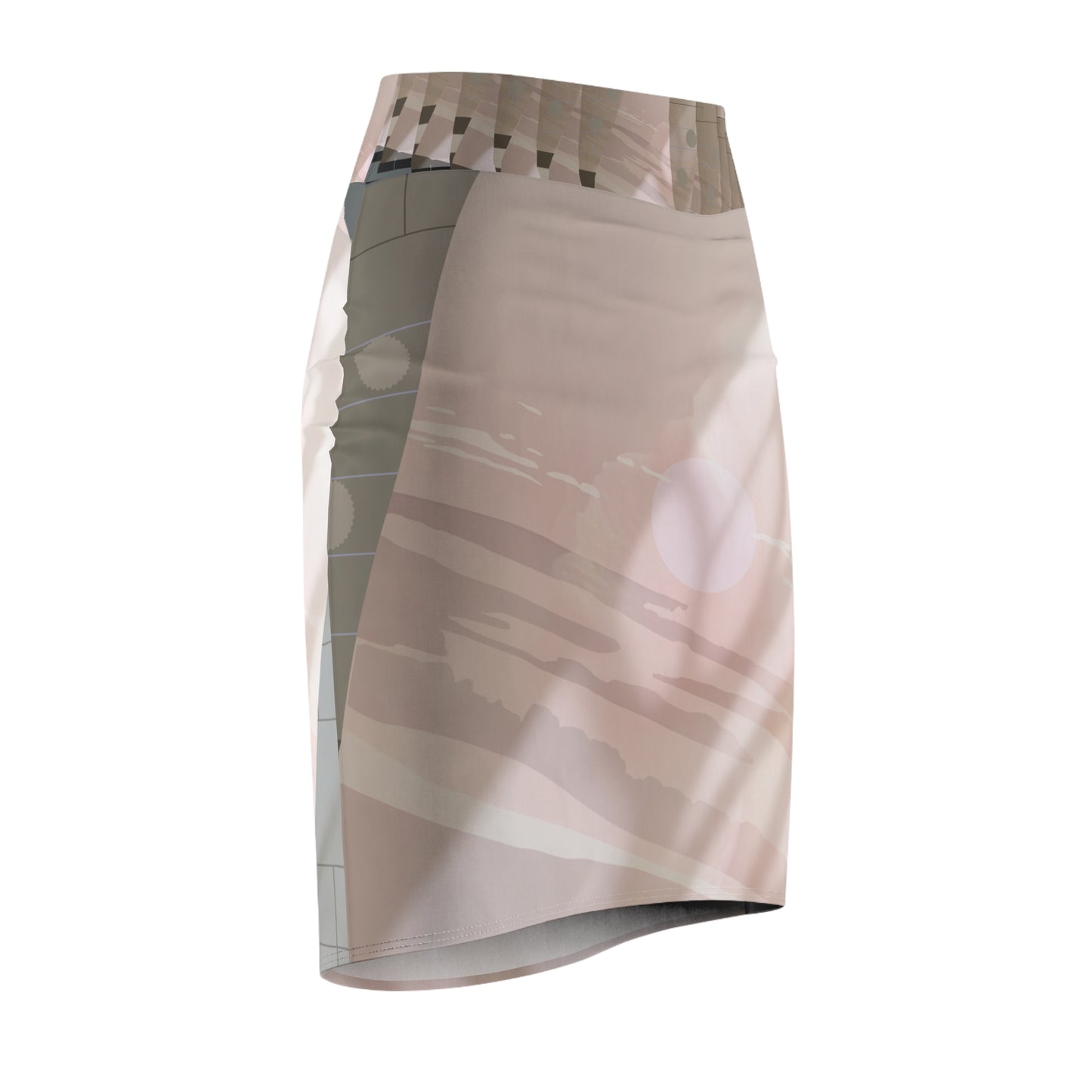 Chic Women's Pencil Skirt - Stylish AOP Design, Office Wear, Casual Outing, Evening Events, Fashion Statement