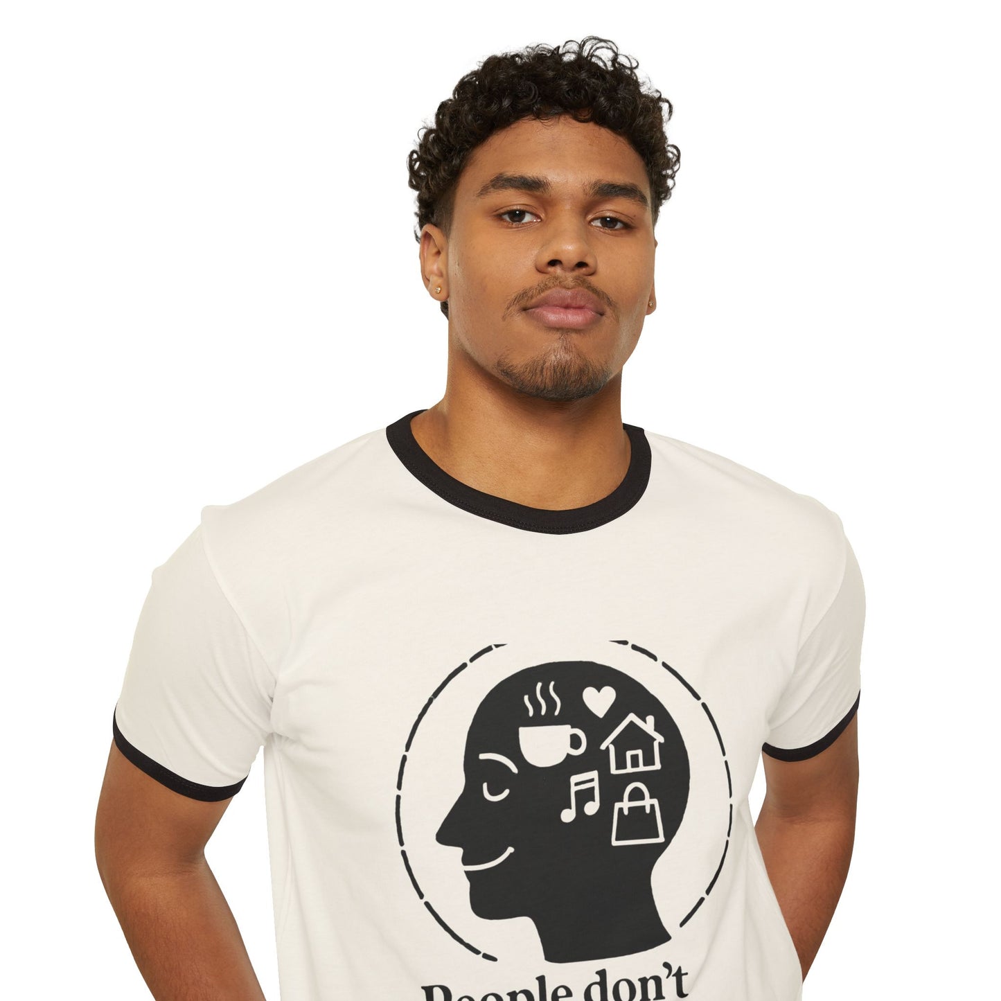 Unisex Cotton Ringer T-Shirt - "People Don't Buy Products, They Buy Feelings" - Comfortable Fashion, Inspirational Quote Tee, Unisex [...]