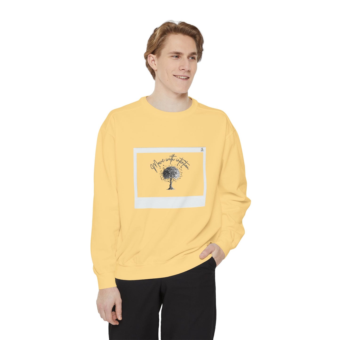 Cozy Garment-Dyed Sweatshirt, Inspirational Sweatshirt, Unisex Hoodie, Gift for Nature Lovers, Casual Everyday Wear, Motivational Apparel
