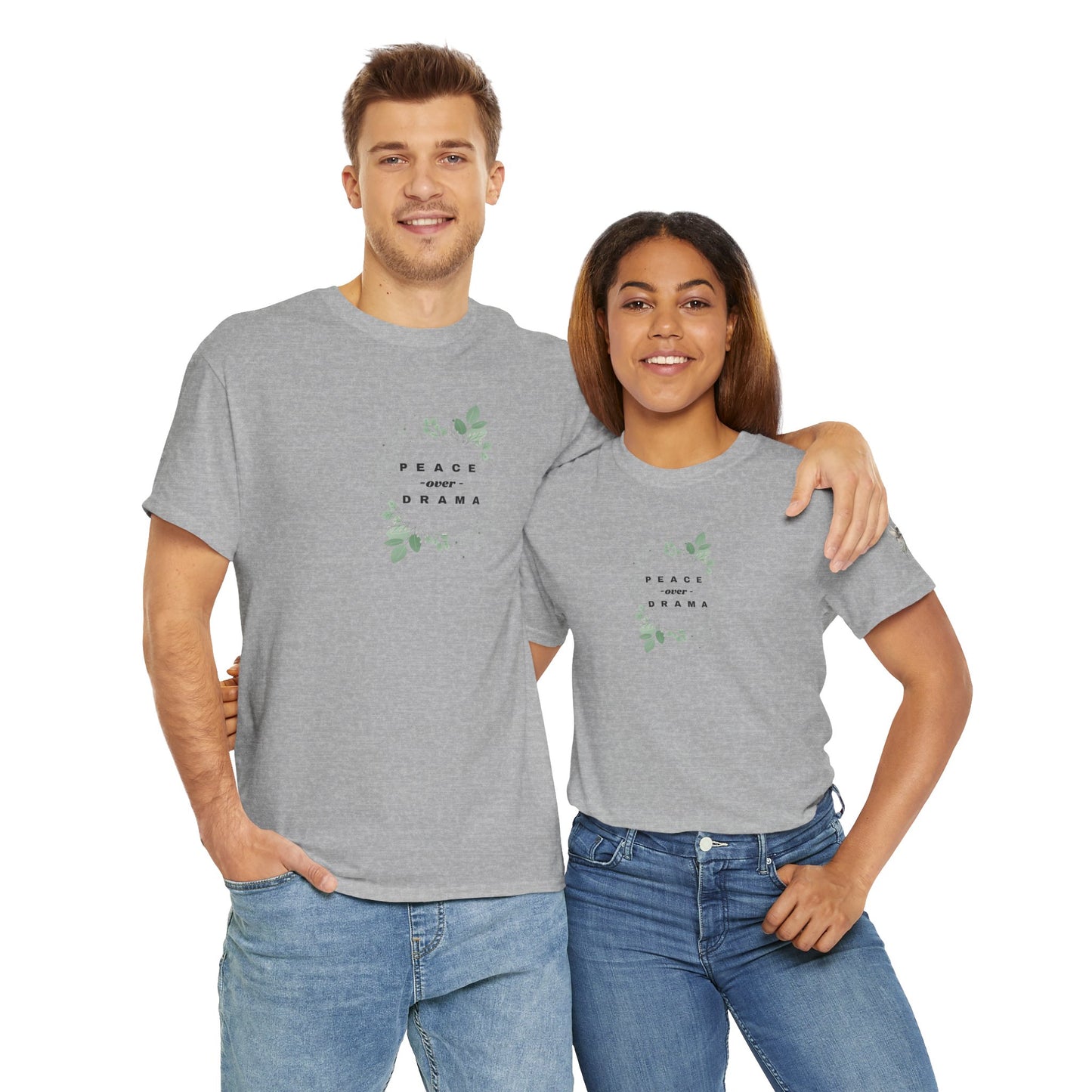 Peace & Karma Unisex Heavy Cotton Tee | Relaxed Fit, Eco-Friendly Apparel, Gift for Him/Her, Casual Wear, Nature Inspired, Mindfulness [...]