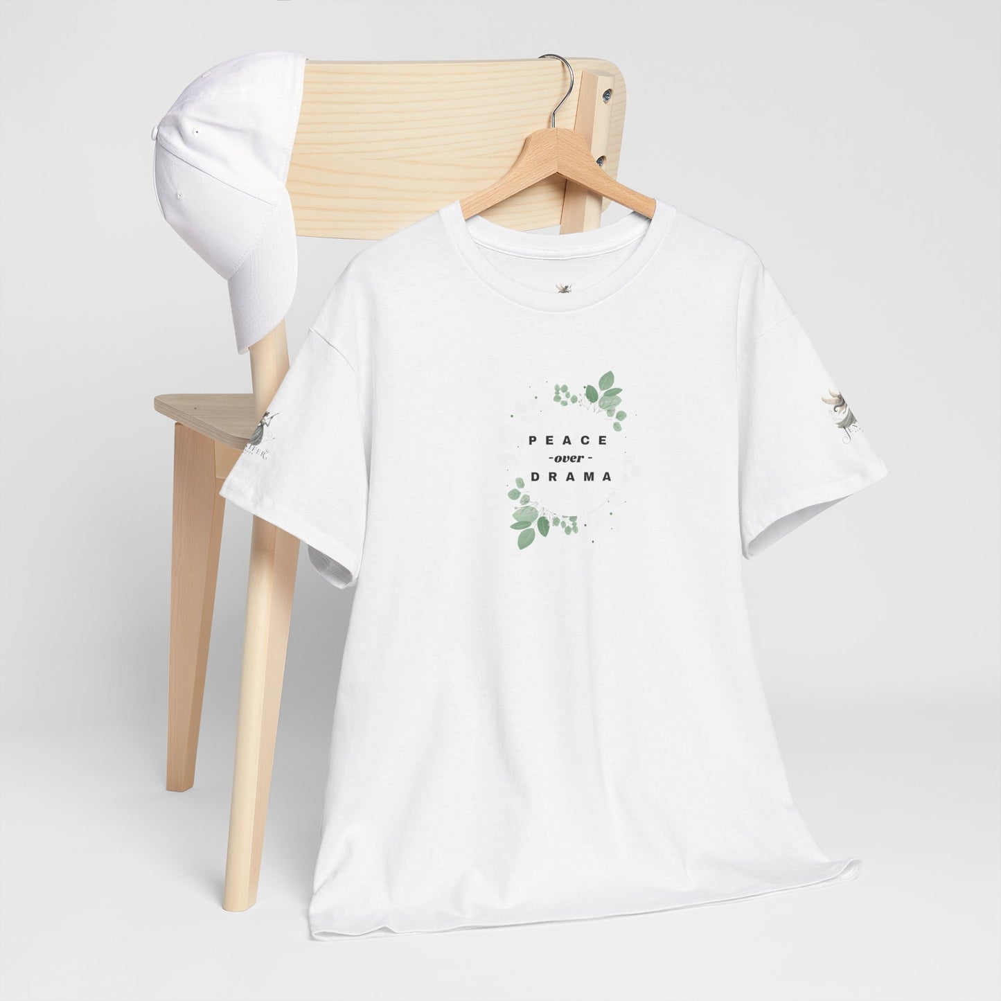 Peace & Karma Unisex Heavy Cotton Tee | Relaxed Fit, Eco-Friendly Apparel, Gift for Him/Her, Casual Wear, Nature Inspired, Mindfulness [...]