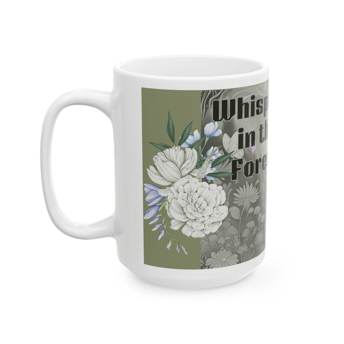 Whispers in the Forest Ceramic Mug - Enchanted Fairy Design, Cozy Gift for Nature Lovers, Perfect for Tea & Coffee, Eco-Friendly Home [...]