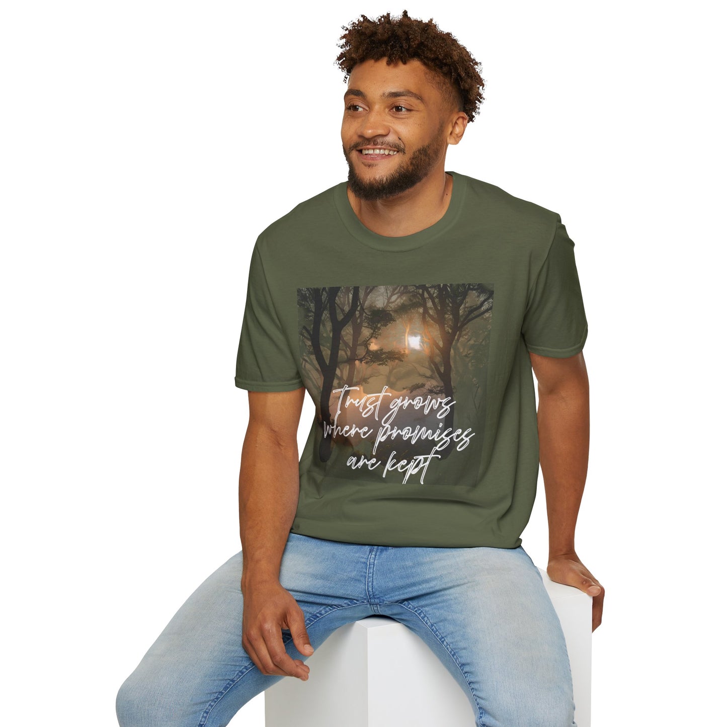 Inspirational Landscape T-Shirt - Nature Lovers Gift, Motivational Quote Tee, Outdoor Adventure Wear, Unisex Graphic Shirt