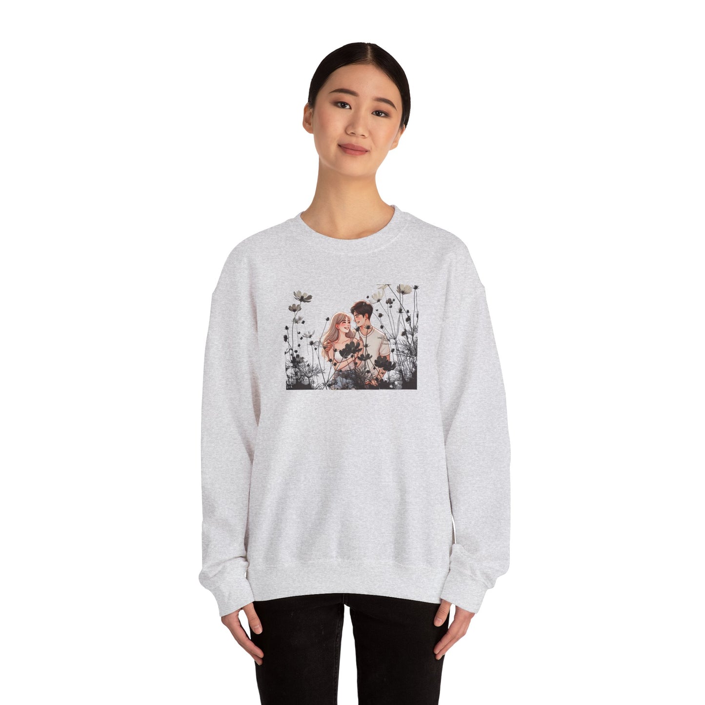 Romantic Couple Sweatshirt - Love Gift, Cozy Apparel, Valentine's Day, Anniversary Gift, Cute Couple Outfits