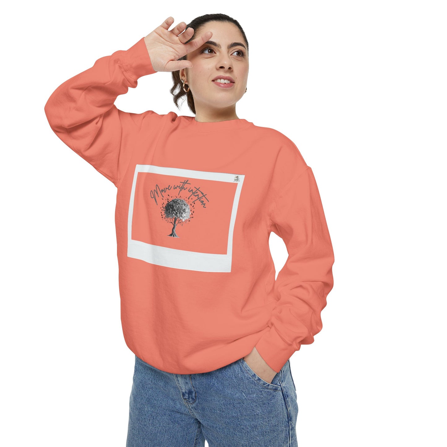 Cozy Garment-Dyed Sweatshirt, Inspirational Sweatshirt, Unisex Hoodie, Gift for Nature Lovers, Casual Everyday Wear, Motivational Apparel