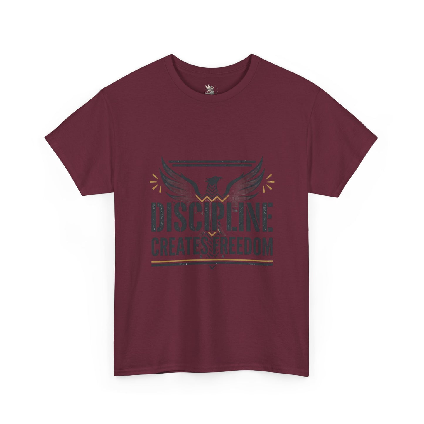 Discipline Creates Freedom T-Shirt — Motivational Eagle Fitness Tee