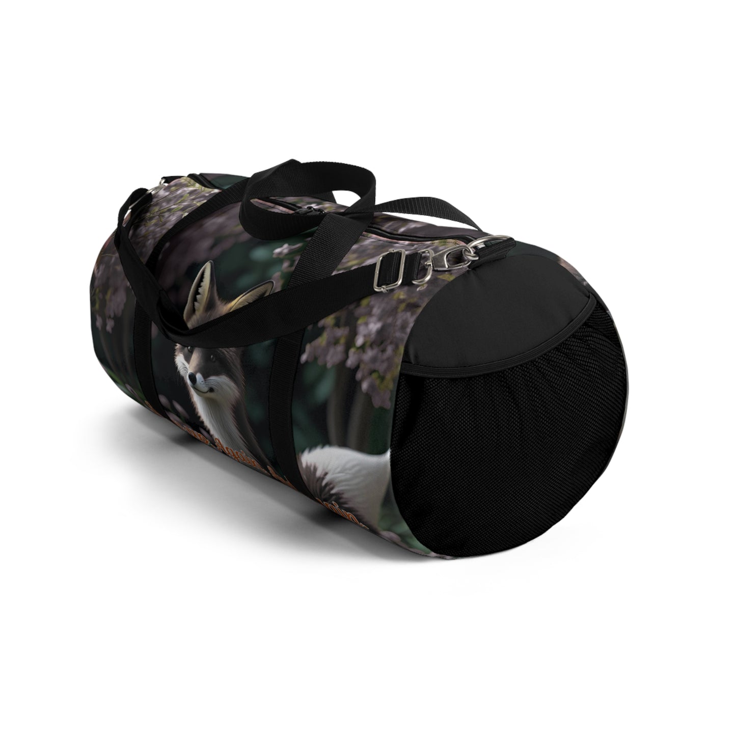 Floral Fox Duffel Bag | Perfect for Gym, Yoga, Travel, Gifts, Outdoor Adventures | Ideal for Nature Lovers!