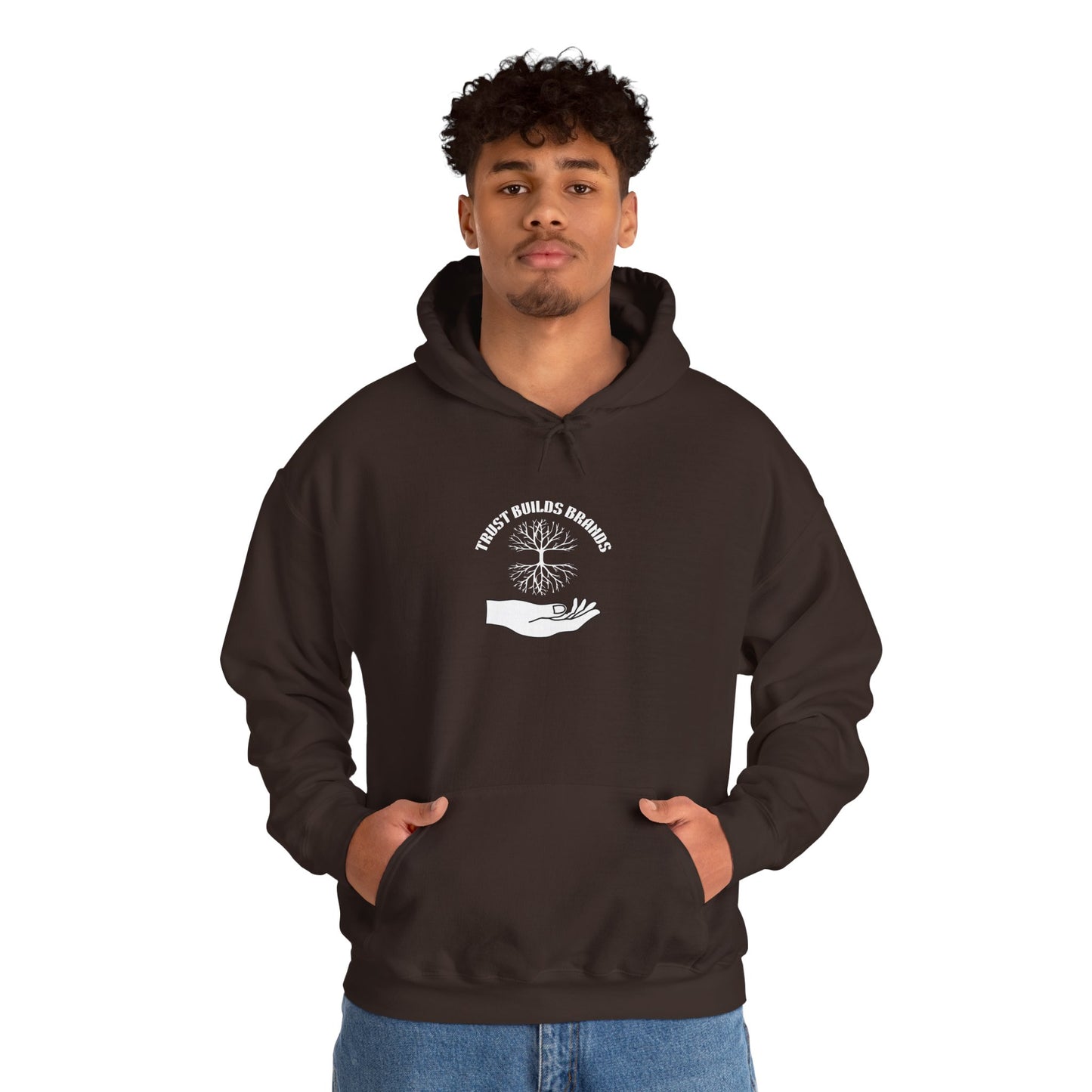 Minimalist Hand Graphic Unisex Hoodie, Cozy Gift for Him/Her, Casual Loungewear, Everyday Wear, Perfect for Birthdays/Chill Days
