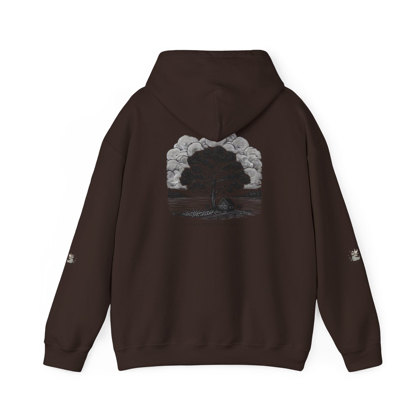 Nature-Inspired Hooded Sweatshirt | Ideal for Nature Lovers, Cozy Fall Wear, Gifts for Friends, Eco-Friendly Fashion